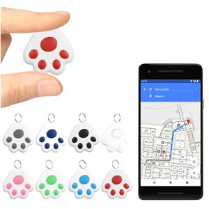 Traceur <span class=keywords><strong>GPS</strong></span> intelligent Bluetooth WiFi/4G pour animaux de compagnie, mini <span class=keywords><strong>pendentif</strong></span> porte-clés patte de chien avec localisateur bidirectionnel, dispositif anti-perte iOS/Android - Product Image 2