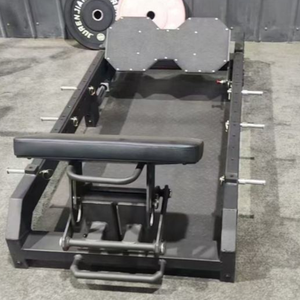Nouvel équipement de fitness : Machine d'entraînement de force réglable en acier pour soulevé de hanche et presse à jambes, à charge libre par disques, pour salle de sport Meri - Product Image 2