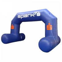 Arche gonflable d'extérieur imperméable, taille personnalisée, portail sportif gonflable avec ventilateur intégré pour événements sportifs