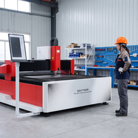 Machine de découpe laser industrielle CNC 3015 à fibre optique pour tôles métalliques 3000W, fabriquée en Chine