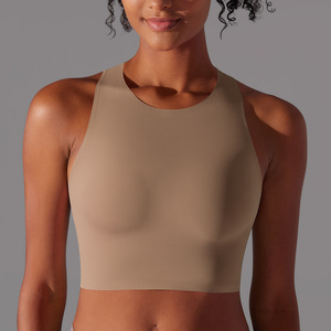 Reggiseno Yoga di supporto <span class=keywords><strong>senza</strong></span> <span class=keywords><strong>cuciture</strong></span> per il Comfort di compressione delle donne elastico rapido asciutto - Product Image 3
