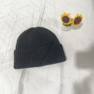 Gorro de punto de mezcla de lana, cálido, resistente al viento, plegable, informal, para hombre, otoño e invierno, aislamiento térmico, estilo adulto - Product Image 1