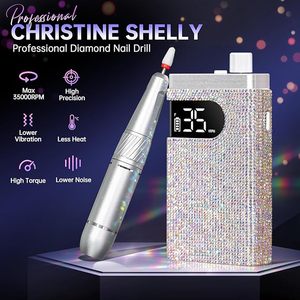 35000RPM <b>Nail</b> Drill Sparkling Portable Professional Rechargeable Electric <b>Nail</b> File for Acrylic/Gel <b>Nails</b> - Product Image 2