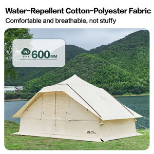 Mobi Garden Grande tente de <span class=keywords><strong>camping</strong></span> gonflable de style maison OREILLE PERCHÉE 260 Abri extérieur spacieux et étanche léger - Product Image 4