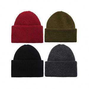 Knitted Hats Solid Color for Autumn Winter Men Short Head <b>Cap</b> Outdoor Warm Street Beanie <b>Cap</b> <b>Women</b> Winter Hats - Product Image 6