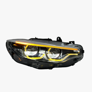 Sjc ba màu <span class=keywords><strong>DRL</strong></span> Đèn pha cho BMX F32 F33 F36 F80 F82 M3 M4 <span class=keywords><strong>LED</strong></span> phía trước đèn đỏ vàng và trắng <span class=keywords><strong>DRL</strong></span> Ikon phong cách đèn pha - Product Image 3