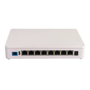 Çok hizmet entegrasyonu için geniş bant erişim cihazı 8 port GPON POE ONU