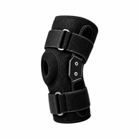 Genouillère respirante fine antidérapante en néoprène double, stabilisateur rotulien, support enveloppant pour la course, la randonnée et l'athlétisme