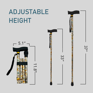 Bastone da passeggio con stampa a vernice piegato per una passeggiata quotidiana - Product Image 6