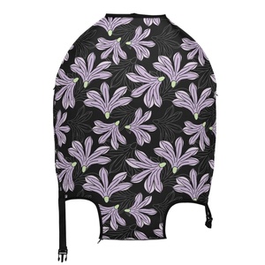 Durable Stretch Washable Hawaii Naupaka Flower Custom Design Travel Luggage Cover <b>Suitcase</b> Protector <b>Suitcase</b> Cover for 18-32" - Product Image 2