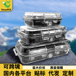 กล่องเก็บของกันน้ำแบบใสพร้อมโฟมบุภายในกันกระแทกป้องกันความชื้นสำหรับฟิกเกอร์การเดินทางกลางแจ้งขนาดเล็กขนาดกลางขนาดใหญ่ - Product Image 3