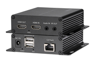 Convertidor extensor de red Lan a RJ45, a través de cable Ethernet CAT5e/CAT6, extensor hd-mi de 60m