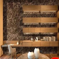 Dalles et carreaux en marbre Emperador foncé / marbre Emperador foncé poli - Pierre naturelle de haute qualité pour la décoration intérieure de luxe