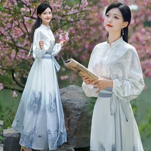 Trajes de baile chino antiguo <span class=keywords><strong>China</strong></span> Hanfu vestidos tradicionales clásicos plataforma disfraces Cosplay Hanfu disfraces - Product Image 2