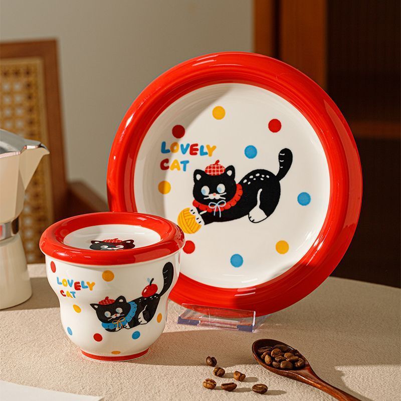 Three-piece set [Red Cat]