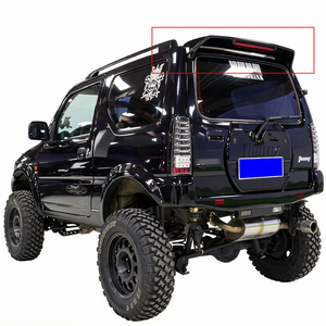 JUSTLOVECAR Aileron LED pour <span class=keywords><strong>SUZUKI</strong></span> JIMNY 2007 2009 2011 2013 2015 – Spoiler de coffre arrière en ABS, lèvre de coffre, aileron de toit - Product Image 1
