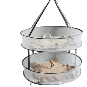 Coupe-vent vêtements ménagers séchage filet panier pour chandails laine carreaux suspendus chaussettes support multi-usages stockage artefact - Product Image 1