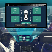 TPMS Android Bluetooth 2 en 1, Sistema de Monitoreo de Presión de Neumáticos Interno de 433MHz con USB, Pantalla en Aplicación Móvil