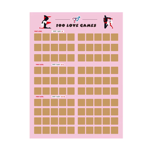 100 <span class=keywords><strong>Sex</strong></span> Position Challenge Card Scratch-Off Poster juego de amor divertido adulto amor pareja juego de aventura - Product Image 2