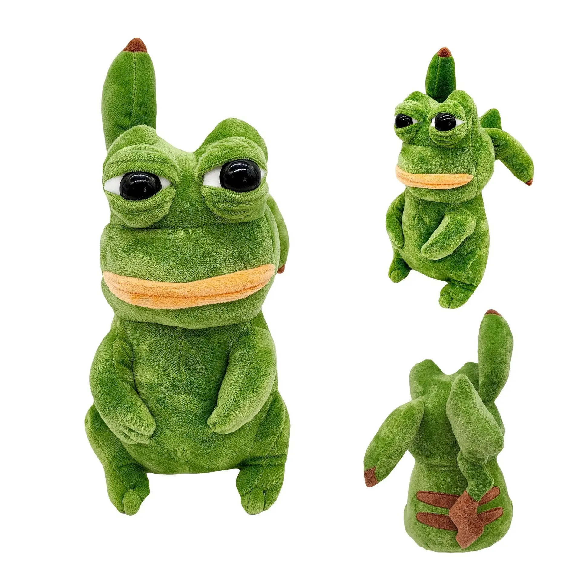 Megan 개구리 플러시 장난감 Pepe 개구리 제니 모래 개구리 동물 봉제 인형 장난감 어린이