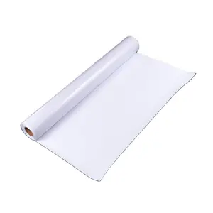 1.52*50m White Glossy PVC Self Adhesive Vinyl For White Dance Floor Wrap