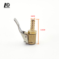 Mandrin de tuyau de gonfleur d'air en laiton durable Offres Spéciales 6mm et 8mm nouvel adaptateur de condition pour pneu de voiture