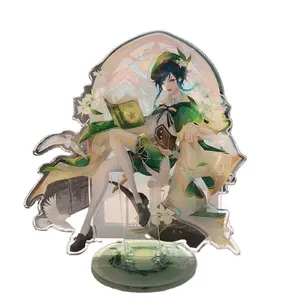Gift and crafts CNC cutting Ecofriendly material Acrylic Plastic Display Stand Personalized stand anime