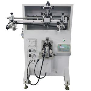 Most Popular High Quality Semi- Automatic Cylinder Screen Printer Farm Industries Case Jar Bottle Container Labels - Product Image 1