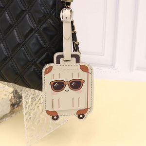 Personalized Cute Cartoon Animal Prints Fashionable PU Leather Luggage <b>Tags</b> Privacy Protection Carry-On Bags Custom <b>Name</b> <b>Tags</b> - Product Image 3