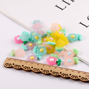 Adornos de Resina con Forma de Flor, 17x20mm, Plástico de Colores para Manualidades, Joyería, Fundas de Teléfono, Accesorios para el Cabello, Hebillas de Zapatos, Pegatinas - Product Image 4