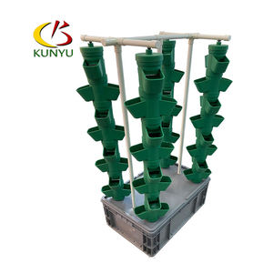 Système de culture hydroponique KY Pots de plantation <span class=keywords><strong>en</strong></span> <span class=keywords><strong>bambou</strong></span> verticaux <span class=keywords><strong>Pot</strong></span> de fleurs <span class=keywords><strong>en</strong></span> plastique pour l'agriculture de jardin - Product Image 2