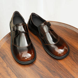 Zapatos de cuero genuino de alta calidad, hechos a mano, grabados, de cuero natural, formales, casuales, para hombre. - Product Image 4