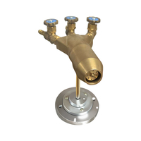 Kit de chalumeau triple flamme oxy-propane pour soufflage de verre, brûleur de table pour tubes et tiges de verre, chalumeau au butane