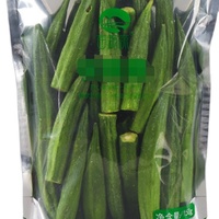 GT 150g Gedroogde Gefrituurde Okra Chips Groene Bulkverpakking Topkwaliteit Natuurlijke Smaak Gezonde Plantaardige Snack Klaar om te Eten OEM Ondersteund 0