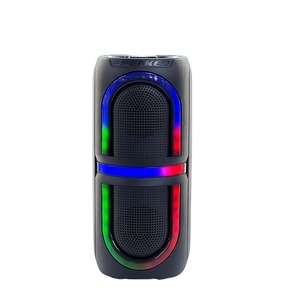 Ddual 4 pollici RGB altoparlanti portatili BT/USB/FM/TWS/<span class=keywords><strong>MIC</strong></span>/LED per esterni altoparlante BT portatile ad alta potenza Subwoofer portatile - Product Image 2