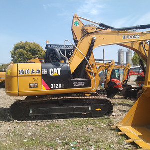 Excavadora de cadenas CAT312D2 2022 de 12 toneladas con cucharón de excavación de 0.6m y motor hidráulico Kawasaki, usada - Product Image 2