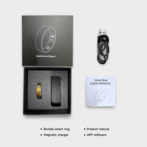 Anello Intelligente per il Monitoraggio della Salute Femminile, Fitness Tracker con Monitoraggio della Frequenza Cardiaca, Ossigeno nel Sangue, Sonno, <span class=keywords><strong>Apnea</strong></span> Notturna, SpO2 e HRV - Product Image 2