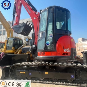 Miniexcavadora Usada Original de Japón YANMAR VIO55 de 5 Toneladas, Excavadora Hidráulica de Orugas con Giro Cero, Modelos ViO35, ViO75, ViO80 para Construcción - Product Image 2