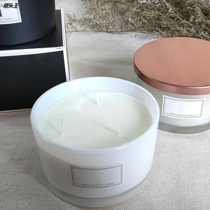 Luxury 12 oz 14 oz Black Empty Other Glass <strong>Candle</strong> Holders <strong>Lanterns</strong> <strong>Candle</strong> Jars with Lids for <strong>Candle</strong> Making - Product Image 5