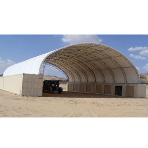 Meilleur prix pour un garage conteneur, structure de toiture imperméable, bâtiment de stockage temporaire, abri en dôme conteneur - Product Image 1