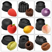 Moule en silicone de grande taille pour gâteau mousse aux fruits, qualité alimentaire LFGB FDA, personnalisable, pour pâtisserie DIY, chocolat, pour boulangerie