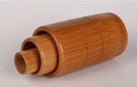 Kit de ventouses traditionnel chinois pour massage, thérapie corporelle, ventouses en bambou carbonisé pour la santé