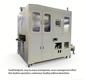 เครื่องพับกล่องกระดาษลูกฟูกอัตโนมัติเต็มรูปแบบสำหรับถาดพิซซ่าแบบกำหนดเอง กล่องสำเร็จรูป กล่องบรรจุภัณฑ์สำหรับเครื่องบิน - Product Image 4