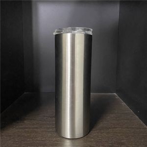 Vaso de agua recto de 20 oz, absolutamente delgado, para sublimación, con el mismo ancho de arriba a abajo - Product Image 1