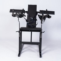 Fauteuil de bondage robuste et réglable en cuir, avec appui-tête, pour exercices de Kegel et équipement SM, confortable