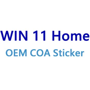 מדבקת OEM ביתית Win 11 מדבקת OEM COA ביתית 100% הפעלה מקוונת Win 11 ביתי 6 חודשים משלוח מהיר מובטח
