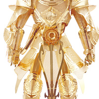 Piececool Şövalye Firmament 3D Metal Yapboz DIY Montajlı Şövalye Figürü Modeli Modern Fantezi Masaüstü Sergi Hediyesi Yetişkinler Çocuklar 5 Yıldız