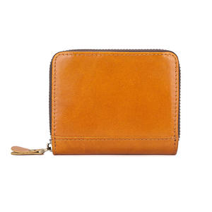 AndoBag - Tarjetero de Cuero Vacuno Genuino para Mujer, Monedero con Cremallera de Gran Capacidad, Monedero con Protección RFID 8117 - Product Image 6