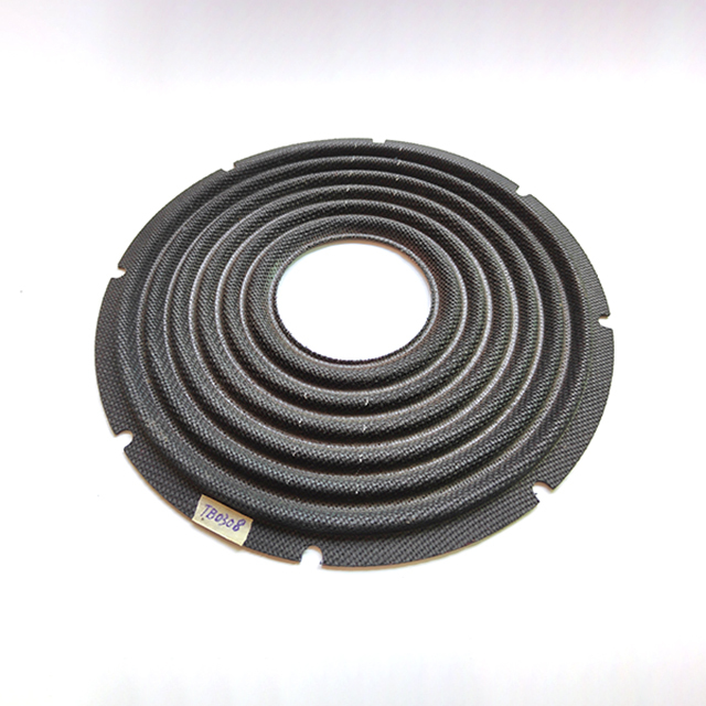 TB0308 10''X3'' Double Layers Heavy BK PC SPIDER with Silicone and 8pcs Notch Speaker Accessory Kits