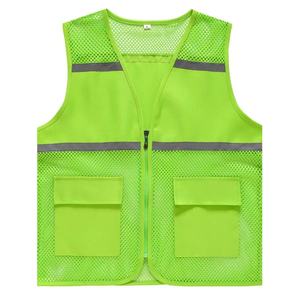 Chaleco Reflectante Transpirable con Tira Luminosa, Impresión Personalizada para Adultos Unisex, Voluntarios, Poliéster, Sin Mangas, para Todas las Temporadas - Product Image 5